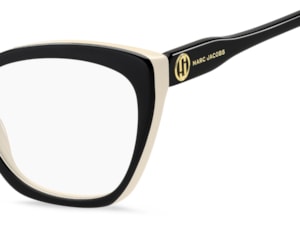 Óculos de Grau Marc Jacobs Contemporary Preto e Branco MARC857 80S-53