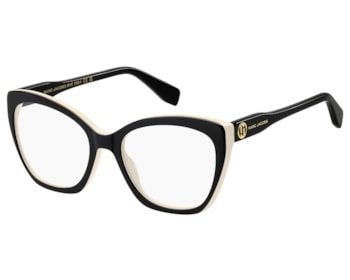 Óculos de Grau Marc Jacobs Contemporary Preto e Branco MARC857 80S-53