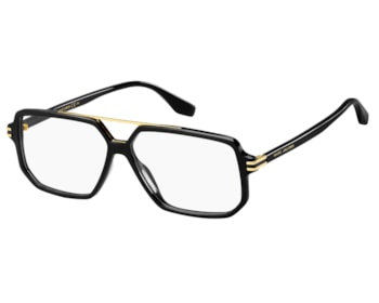 Óculos de Grau Marc Jacobs Preto Brilho MARC417 807-58