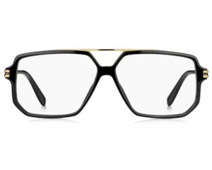 Óculos de Grau Marc Jacobs Preto Brilho MARC417 807-58