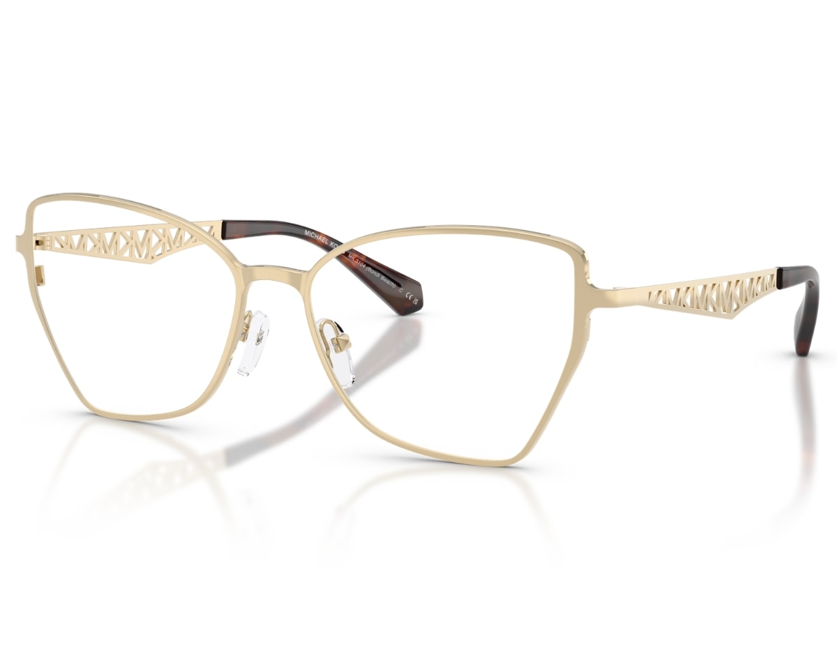 Óculos de Grau Michael Kors Bondi Beach Dourado MK3104 MK3104 1014-56