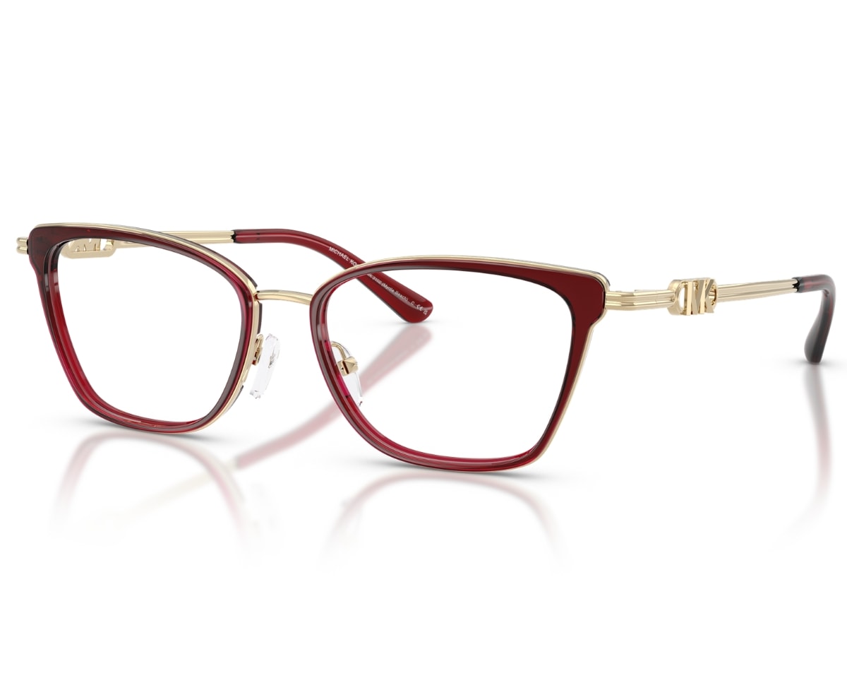 Óculos de Grau Michael Kors Myrtle Beach Vinho MK3102 3949-54