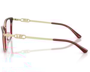 Óculos de Grau Michael Kors Myrtle Beach Vinho MK3102 3949-54