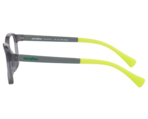 Óculos de Grau Miraflex Infantil Lifestyle Cinza Translúcido MF4035 N370-50