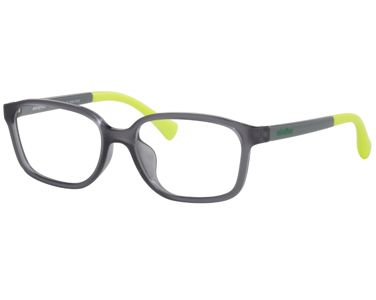 Óculos de Grau Miraflex Infantil Lifestyle Cinza Translúcido MF4035 N370-50