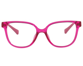 Óculos de Grau Miraflex Infantil Lifestyle Rosa Translúcido MF4023 N178-50