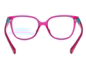 Óculos de Grau Miraflex Infantil Lifestyle Rosa Translúcido MF4023 N178-50