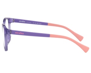 Óculos de Grau Miraflex Infantil Lifestyle Roxo MF4034 N366-48