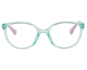 Óculos de Grau Miraflex Infantil Lifestyle Turquesa Translúcido MF4034 N367-48