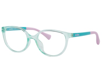 Óculos de Grau Miraflex Infantil Lifestyle Turquesa Translúcido MF4034 N367-48