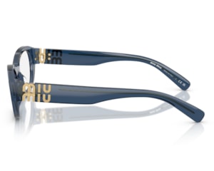 Óculos de Grau Miu Miu Main Collection Azul MU03WV 08Q1O1-53