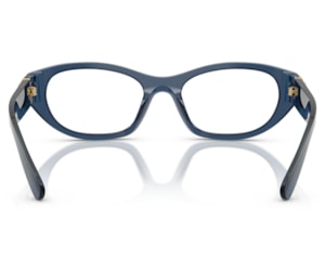 Óculos de Grau Miu Miu Main Collection Azul MU03WV 08Q1O1-53