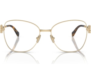 Óculos de Grau Miu Miu Main Collection Dourado MU50XV ZVN1O1-56