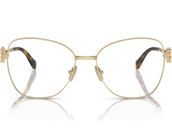 Óculos de Grau Miu Miu Main Collection Dourado MU50XV ZVN1O1-56