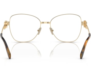 Óculos de Grau Miu Miu Main Collection Dourado MU50XV ZVN1O1-56