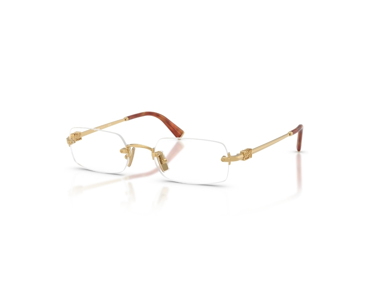 Óculos de Grau Miu Miu Main Collection Dourado MU50YV 5AK1O1-52