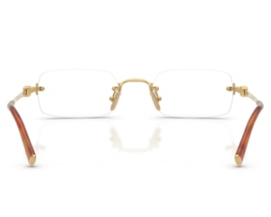 Óculos de Grau Miu Miu Main Collection Dourado MU50YV 5AK1O1-52