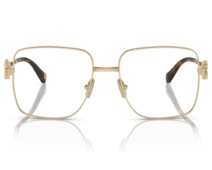 Óculos de Grau Miu Miu Main Collection Dourado MU51XV ZVN1O1-54