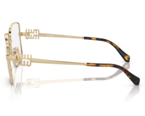 Óculos de Grau Miu Miu Main Collection Dourado MU51XV ZVN1O1-54