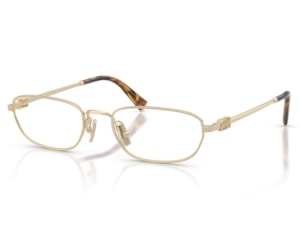 Óculos de Grau Miu Miu Main Collection Dourado MU52ZV ZVN1O1-53