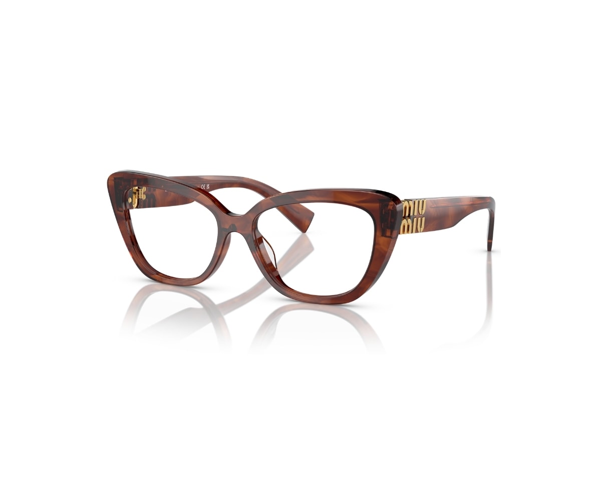Óculos de Grau Miu Miu Main Collection Marrrom MU05VV 11Q1O1-55