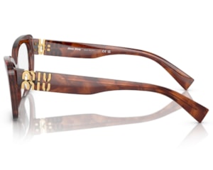 Óculos de Grau Miu Miu Main Collection Marrrom MU05VV 11Q1O1-55