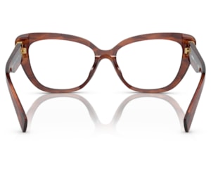 Óculos de Grau Miu Miu Main Collection Marrrom MU05VV 11Q1O1-55