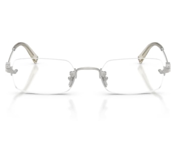Óculos de Grau Miu Miu Main Collection Prata MU50YV 1BC1O1-52