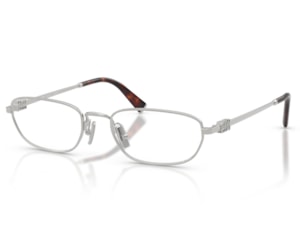 Óculos de Grau Miu Miu Main Collection Prata MU52ZV 1BC1O1-53