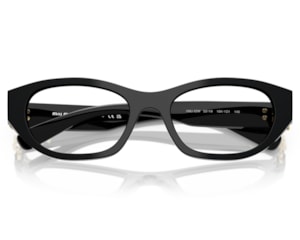 Óculos de Grau Miu Miu Main Collection Preto MU03WV 16K1O1-53