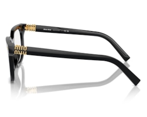 Óculos de Grau Miu Miu Main Colletion Preto MU06XV 16K1O1-49