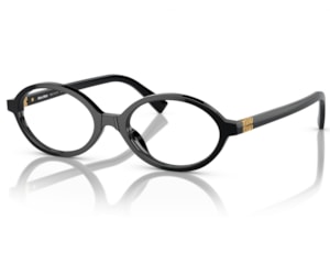 Óculos de Grau Miu Miu Preto MU01XV 1AB1O1-50