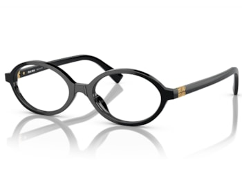 Óculos de Grau Miu Miu Preto MU01XV 1AB1O1-50