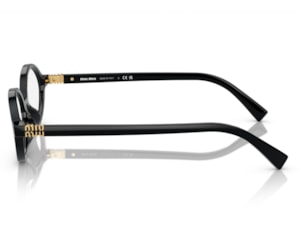 Óculos de Grau Miu Miu Preto MU01XV 1AB1O1-50