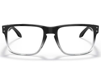 Óculos de Grau Oakley Holbrook Polished Black Clear Fade OX8156 06-56