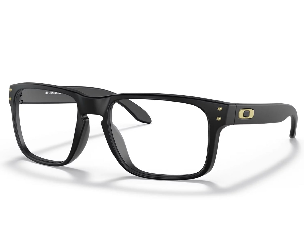 Óculos de Grau Oakley Holbrook Satin Black Gold OX8156 08-56