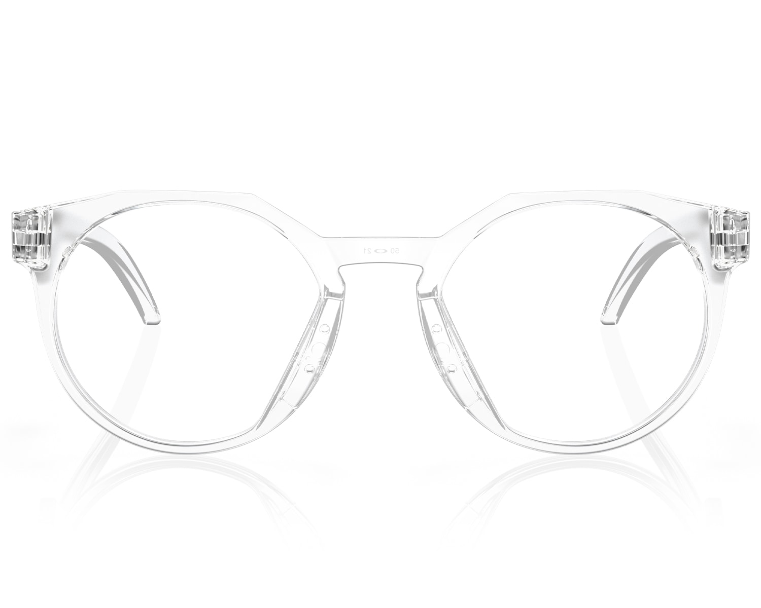 Óculos de Grau Oakley HSTN RX Polished Clear OX8139 05 50 Óculos de Grau Oakley HSTN RX Polished Clear OX8139 05 50
