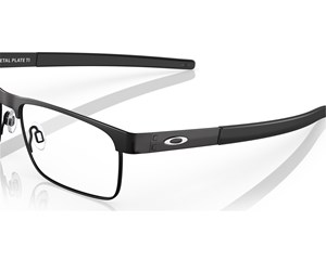 Óculos de Grau Oakley Metal Plate Titânio Satin Black