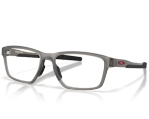 Óculos de Grau Oakley Metalink Cinza Acetinado OX8153 19-55