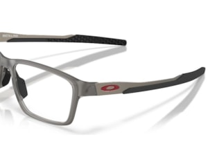 Óculos de Grau Oakley Metalink Cinza Acetinado OX8153 19-55