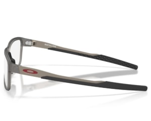 Óculos de Grau Oakley Metalink Cinza Acetinado OX8153 19-55