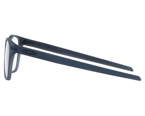 Óculos de Grau Oakley Ojector Satin Grey Smoke Top Blue OX8177L B3-56