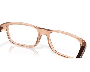 Óculos de Grau Oakley Port Bow Polished Transparent Sepia Coalesce Collection OX8164 07-57