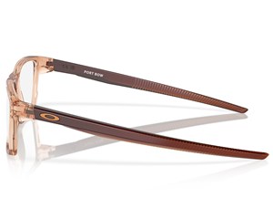 Óculos de Grau Oakley Port Bow Polished Transparent Sepia Coalesce Collection OX8164 07-57
