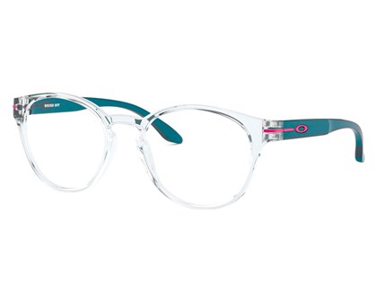 Óculos de Grau Oakley Round OFF Polished Clear OY8017 03-48