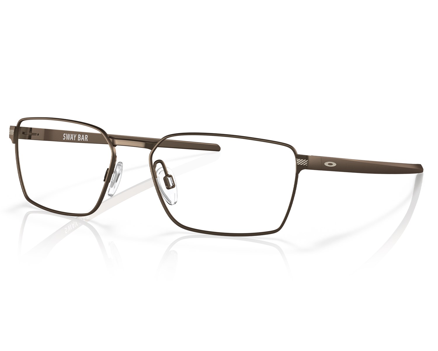 Óculos de Grau Oakley Sway Bar Pewter Titanium OX5073 02-55 Officina