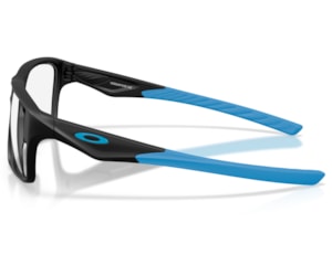 Óculos de Grau Oakley Versafuse SQ Satin Black Extra Temple OX8201 01-56