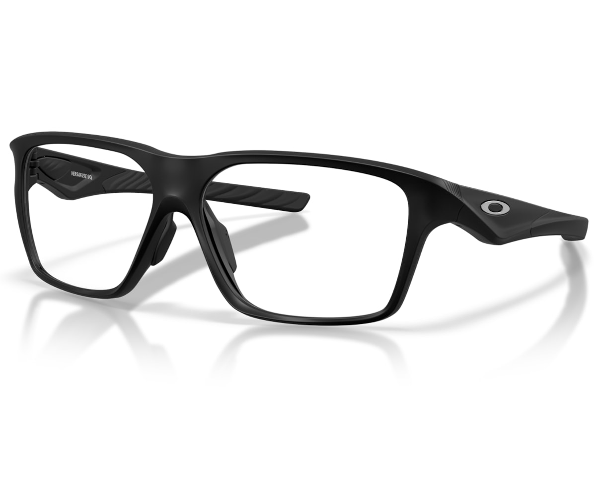 Óculos de Grau Oakley Versafuse SQ Satin Black Extra Temple OX8201 01-56