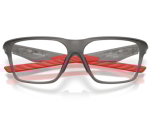 Óculos de Grau Oakley Versafuse SQ Satin Grey Smoke Extra Temple OX8201 02-56
