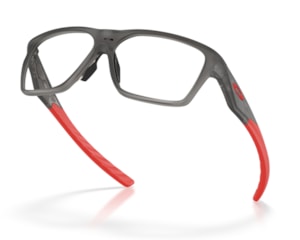 Óculos de Grau Oakley Versafuse SQ Satin Grey Smoke Extra Temple OX8201 02-56